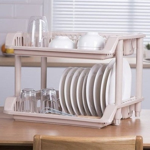 2 Levels Dish Drainer