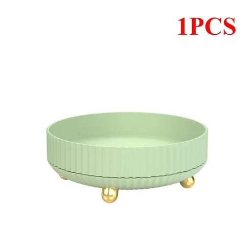 360° Rotating Spice Rack Organizer | Non-Slip Turntable Storage for Kitchen & Pantry