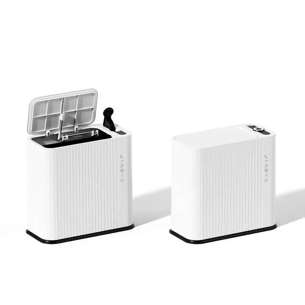 Nordic Multi-functional Trash Can, Covered Slim Trash Can with One-Touch Lid for Bathroom