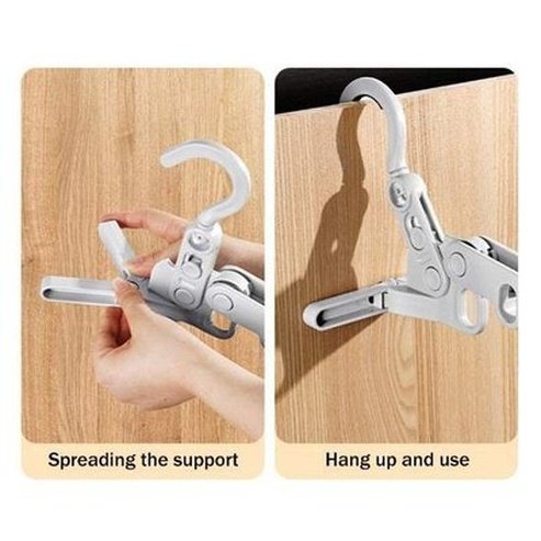 Foldable Plastic Suit Coat Closet Organizer Hanger