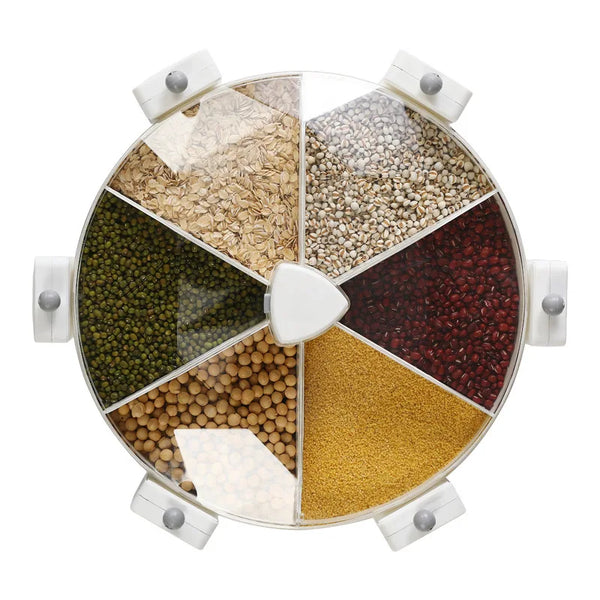 Wall Mounted Rotatable Food Dispenser Container