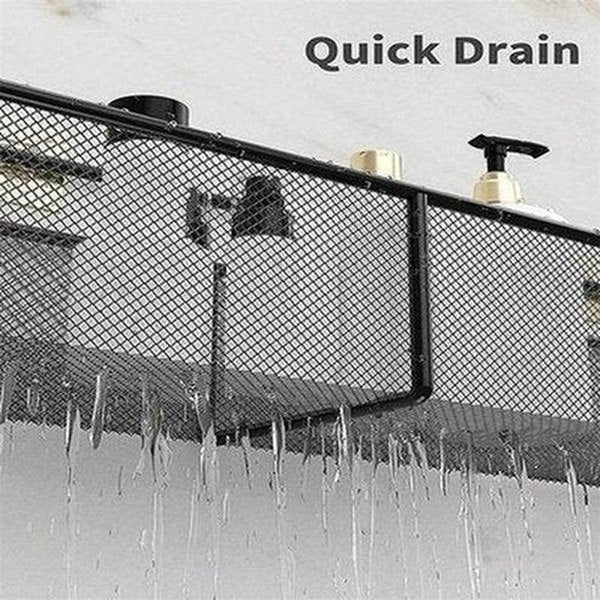 Bathroom Accessory Corner Frame Shower Shelf Wrought Iron Shampoo Storage Shelf Suction Cup Holder. Bathroom Accessories. Type: Bathroom Accessory Mounts.