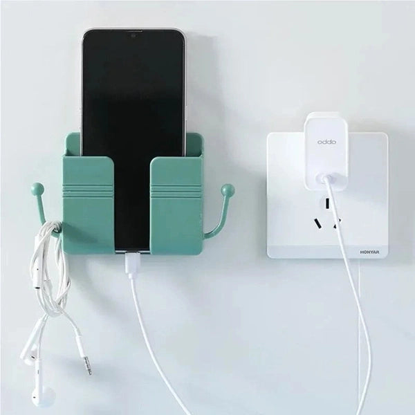 Wall Mounted Mobile Phone Holder, Home Multifunction Holder, Remote Control Storage Box