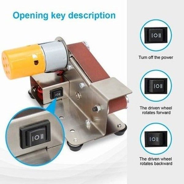 FIRECORE 30MM Belt Sander Electric Sharpener Grinder