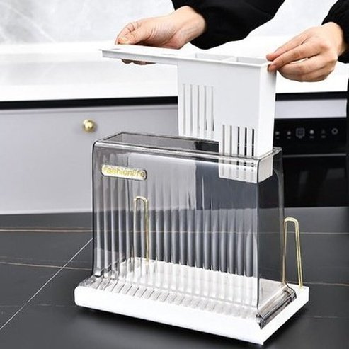 Light Cookware Rack Cutlery Holder Knife Storage Block