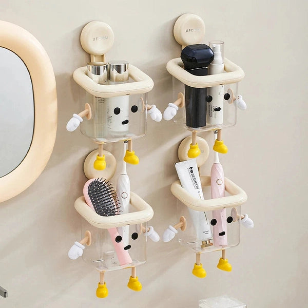 Toothbrush Holder Wall-Mounted, Perforation-Free