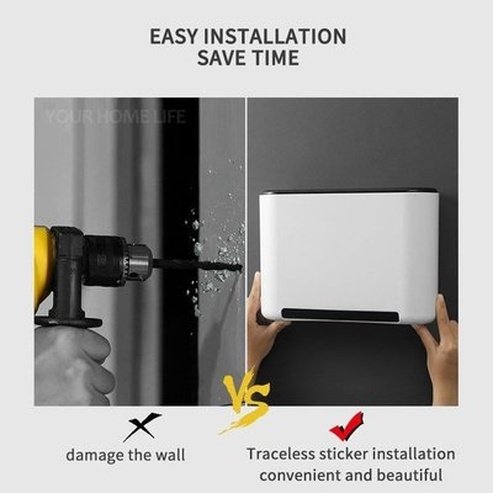 Wall Mount Storage Box Cutlery Holder Organizer Space Saving Holder Wall Hanging Protect Blades Knife Storage Kitchen Accessories: Knife Blocks & Holders