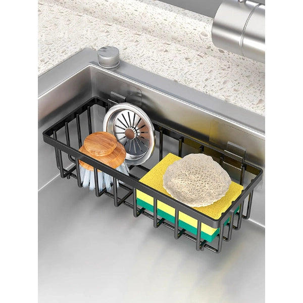 MultiFunction Kitchen Sink Faucet Sponge Drain Basket
