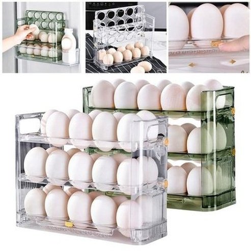 Egg Storage Box Egg Container Fridge Organizer Food Containers Egg Holder Fresh Keeping Case Dispenser Kitchen Accessories. Type: Food Storage Containers