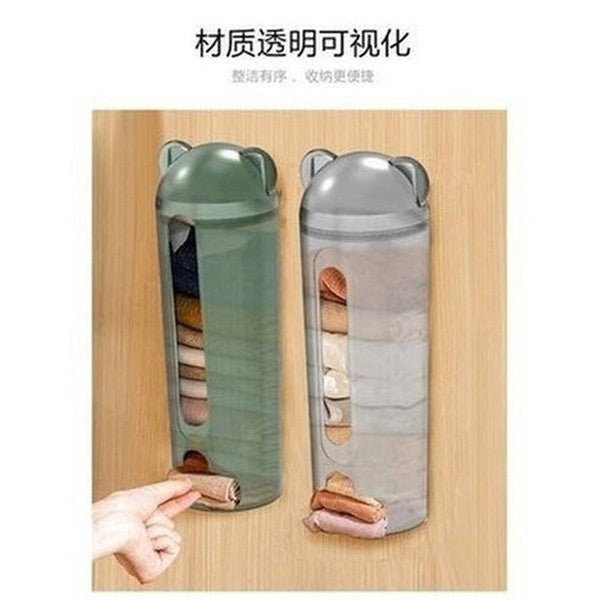 Wall Hanging Garbage Bag Organizer Box Large Capacity Removable Storage Box for Underwear Socks Storage Organizer. Type: Kitchen Utensil Holders & Racks.