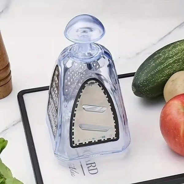 4-in-1 Vegetable Shredder | Hand Grater & Slicer with Garlic Grinder