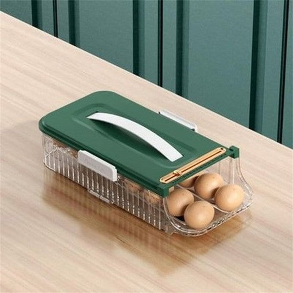 Large Capacity Storage Organizer Portable Durable Storage Container Egg Storage Box Cabinet Drawer Organizer