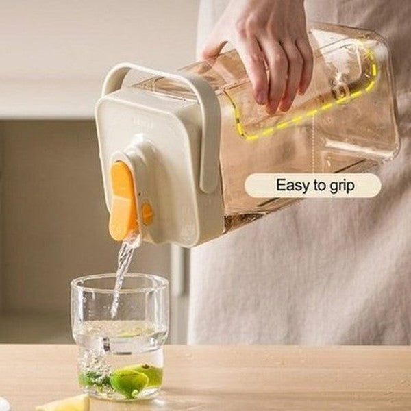 Cold Kettle with Faucet Funny Sticker Large Capacity