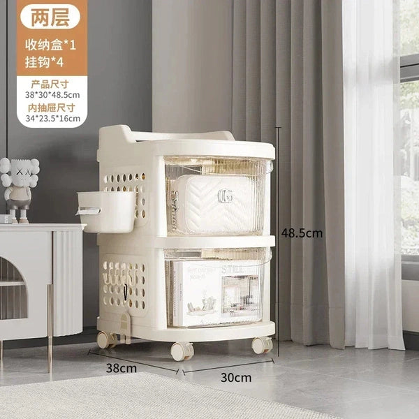 Snack Cabinet Cart, Trolley Drawer Type Rack