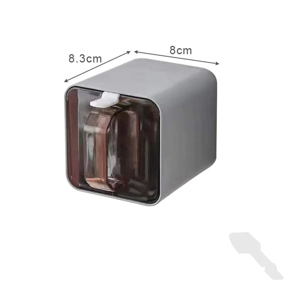 Wall-Mount Spice Organizer Box Set with Spoons