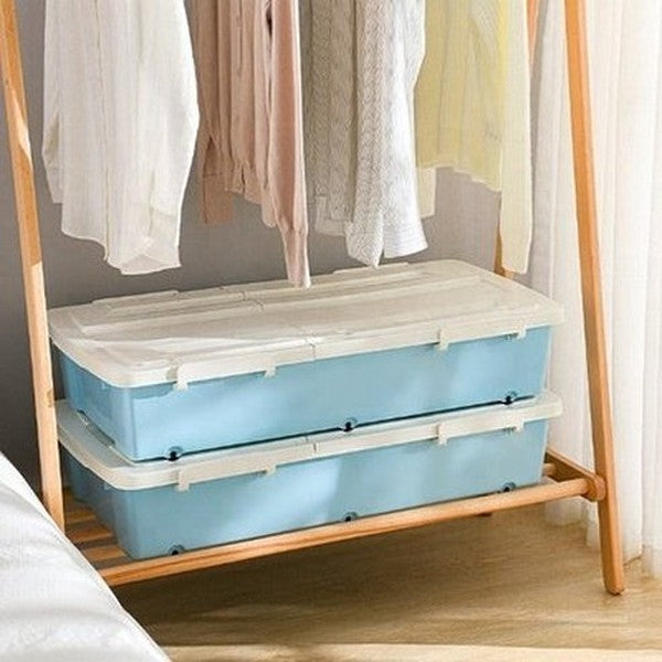 Sliding Under Bed Organizer Box with Wheels