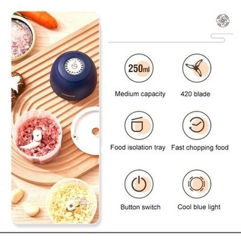 Electric Garlic Crusher Grater Press USB Charging Dicer Food Processors Mincer Meat Grinder Gar Electric. Kitchen Tools & Utensils. Type: Kitchen Slicers.