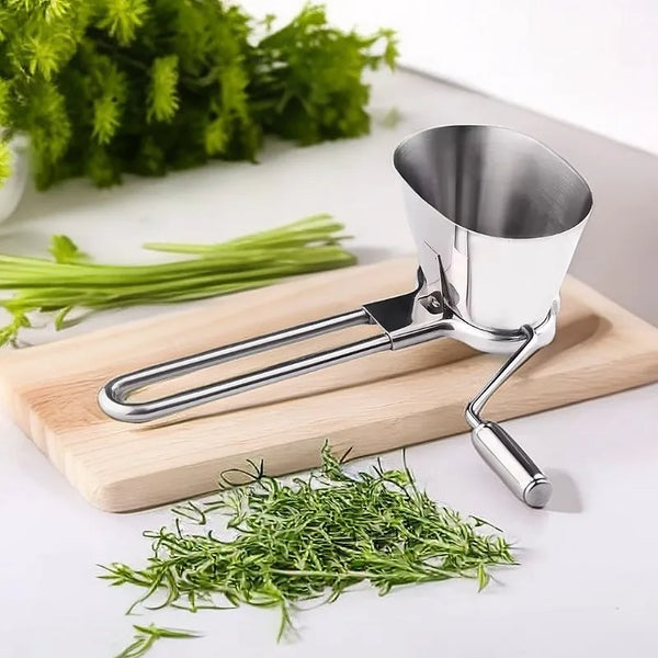 Stainless Steel Coriander Chopper, Herb Mincer Grinder for Parsley