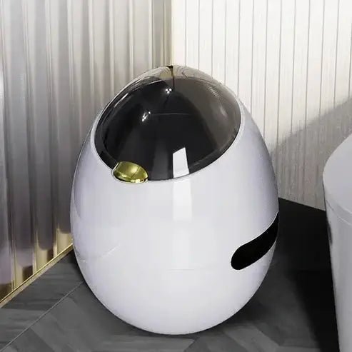Light Luxury Egg-Shaped Trash Can