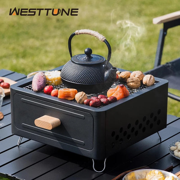 Multifunctional Portable Charcoal Barbecue Grill