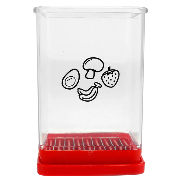 Multifunctional Vegetable Chopper, French Fries Cutter with Push Plate