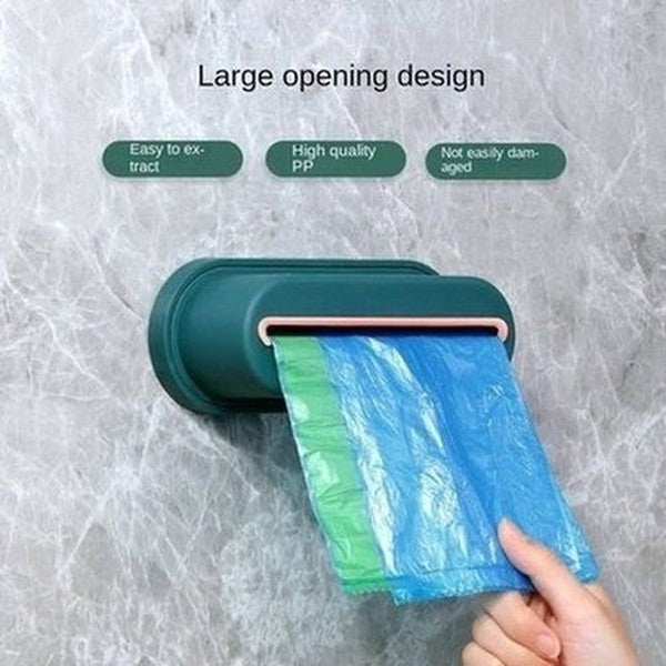 Kitchen Bathroom Hanging Trash Bag Dispenser and Storage Box Wall Mounted Kitchen Plastic Bag Container. Cleaning Tools. Type: Trash Cans & Wastebaskets.