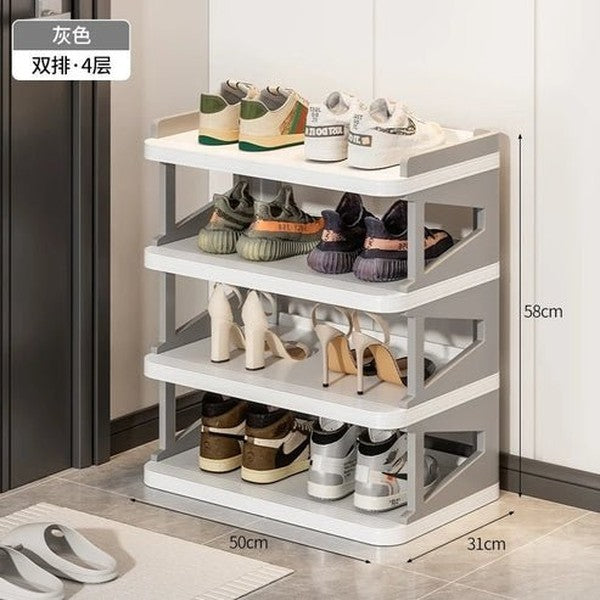 Modern Minimalist Layered Shoe Storage Organizer