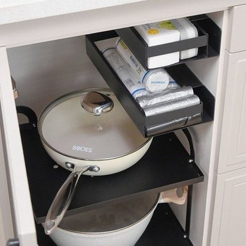 Carbon Steel Cabinet Slide Rail Storage Shelf Cabinet Kitchen Cabinet Slide Rail Free Punching. Kitchen Organizers. Type: Kitchen Utensil Holders and Racks.