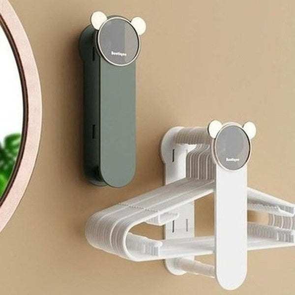 Sturdy Cartoon Clothes Hanger Organizer Rack for Wardrobe with Double Tiers