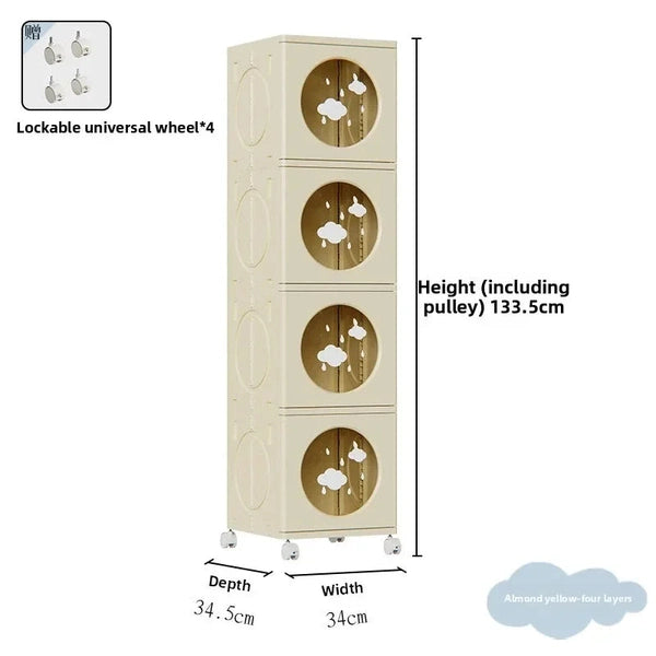 Folding Storage Cabinet, Toy and Snack Store Locker