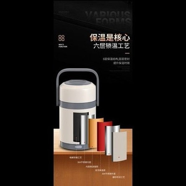 USB Multi-layer Insulated Lunch Box Double Layer Heated Bento Box Portable Sealed Stainless Steel Food Warmer Rice Cooker. Type: Lunch Boxes & Totes.