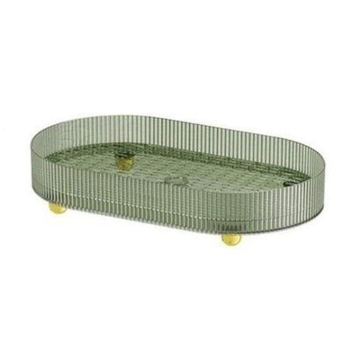 Light Luxury Double Layer Drain Tea Table Cup Tray
