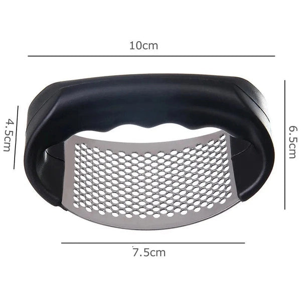 Stainless Steel Garlic Press, Manual Garlic Mincer