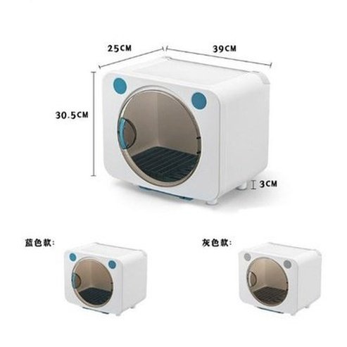 Cute Mini Dish Organizer Drain Cube Box