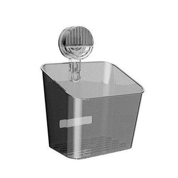 Wall Hanging Home Sundries Suction Cup Storage Basket, Storage Rack, Kitchen Wall Mounted Storage Device, No Punching Ginger. Type: Household Storage Containers.