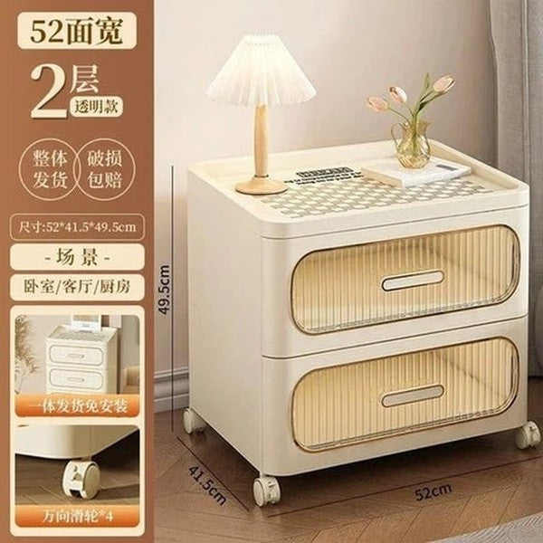 Slim Rolling Storage Cabinet | Japanese-Inspired Gap Organizer for Bedroom, Kitchen & Bathroom
