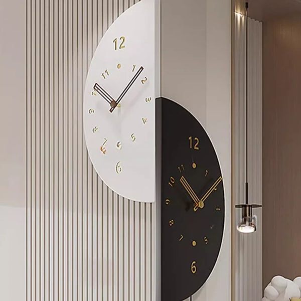 Minimalist Silent Wall Clock for Living Room
