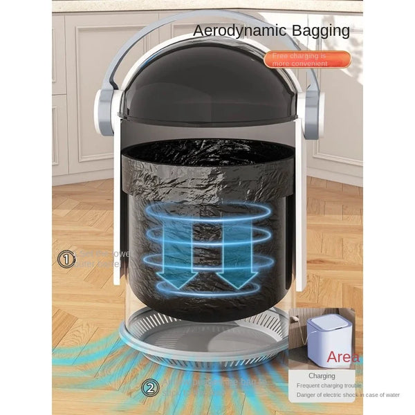 Luxury Trash Can with Lid