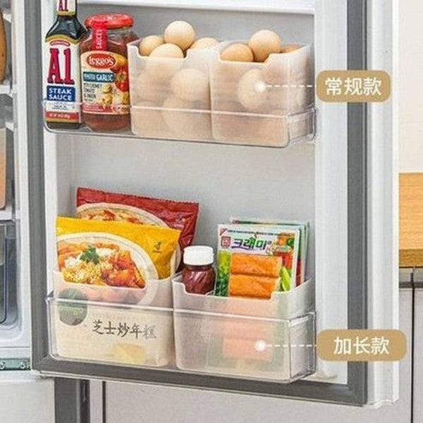 Stackable Clear Food Fridge Storage Box With Handle