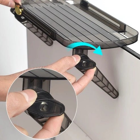 TV Screen Top Storage Shelf | Adjustable Monitor Organizer