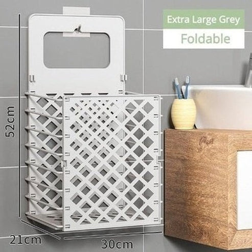 Wall-Mounted Laundry Hamper Dirty Clothes Organizer