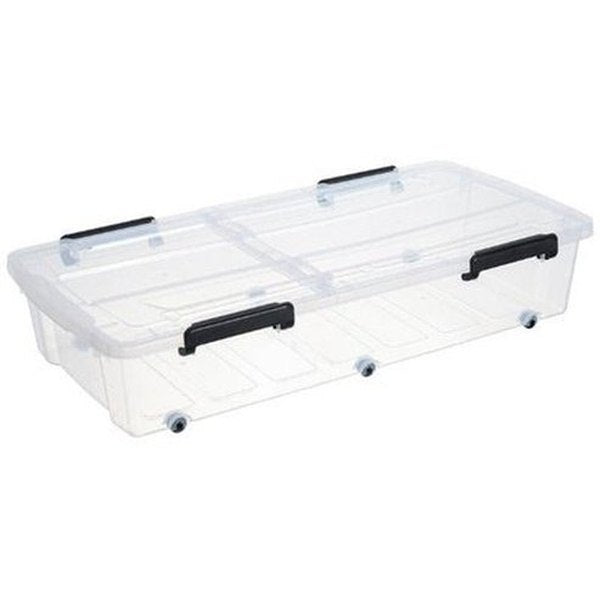 Sliding Under Bed Organizer Box with Wheels