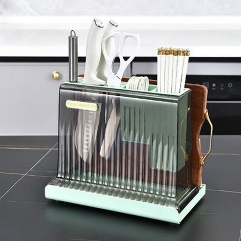 Light Cookware Rack Cutlery Holder Knife Storage Block