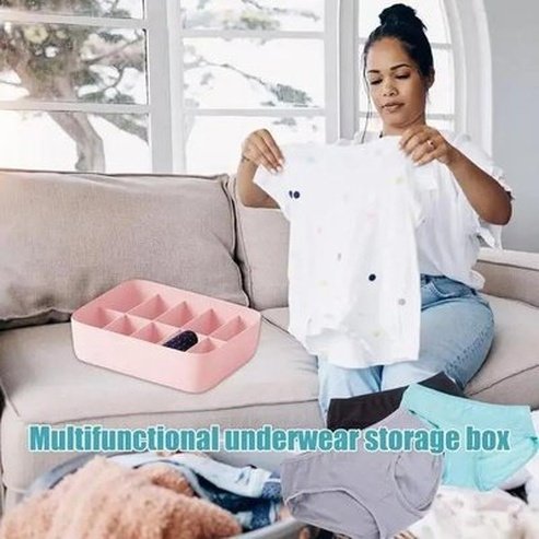 Underwear Partition Box: Bra, Panties, and Socks Storage Organizer