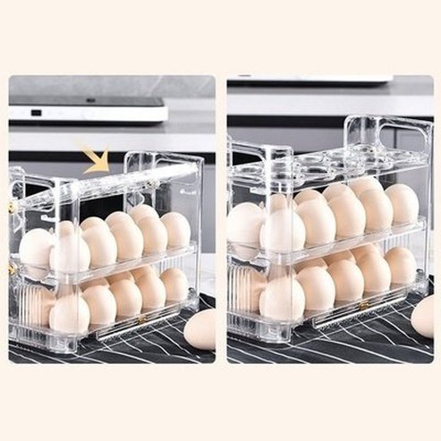 Egg Storage Box Egg Container Fridge Organizer Food Containers Egg Holder Fresh Keeping Case Dispenser Kitchen Accessories. Type: Food Storage Containers