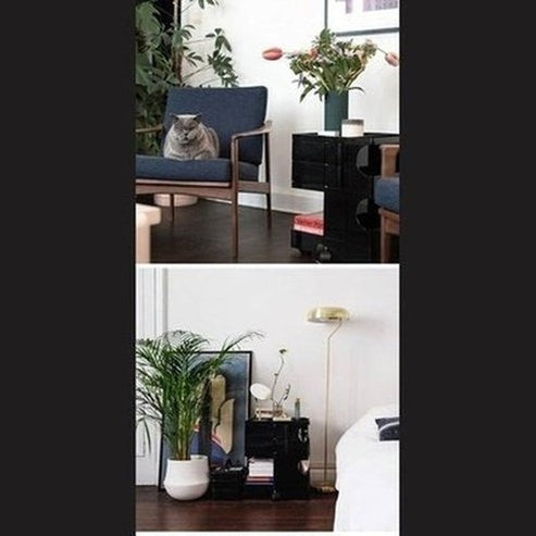 Indulge in the luxurious style of the Nordic Rotating Multilayer Bed Table, perfect for the small apartment. Decor. Furniture. Tables. Type: Nightstands.