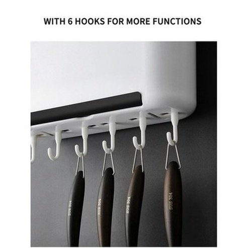 Wall Mount Storage Box Cutlery Holder Organizer Space Saving Holder Wall Hanging Protect Blades Knife Storage Kitchen Accessories: Knife Blocks & Holders
