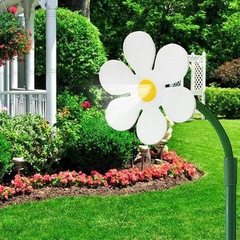 Dancing Flower Rotating Garden Sprinkler Cute Flower Crazy Rotating Sprinklers 720 Degree Rotation Funny Colorful Daisy Watering. Type: Watering Globes & Spikes