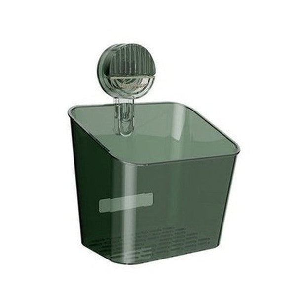 Wall Hanging Home Sundries Suction Cup Storage Basket, Storage Rack, Kitchen Wall Mounted Storage Device, No Punching Ginger. Type: Household Storage Containers.