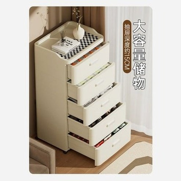 Multipurpose Drawer-Styled Nightstand Bedside Table Living Room Children's Toy Finishing Artifact Bedroom Small Clothes Storage Cabinet. Type: Nightstands